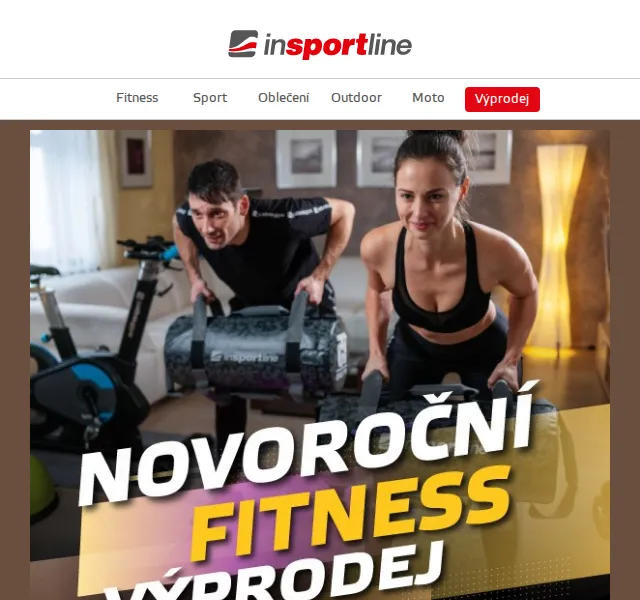 inSPORTline: Fitness výprodej až -45 % – červen 2026 | Nuslet.cz