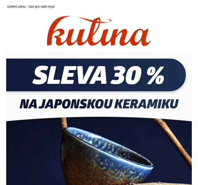 KULINA.cz: Sleva 30 % na keramiku Made in Japan – červen 2026 | Nuslet.cz