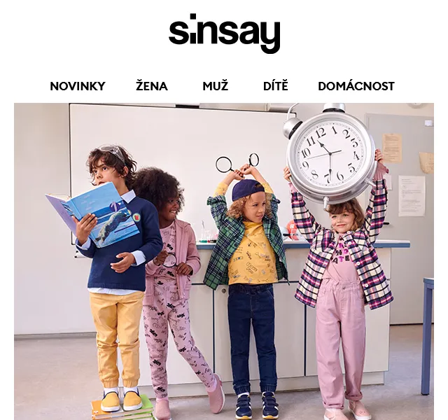 Sinsay: Školní nákupy s 20% slevou – červen 2026 | Nuslet.cz