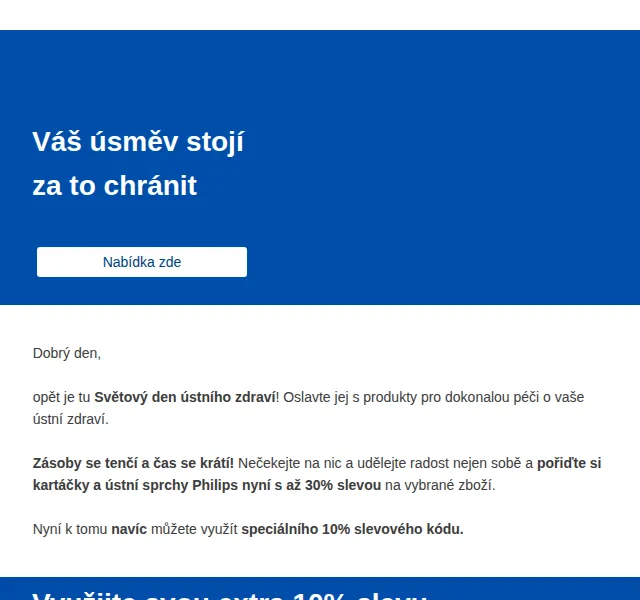 Philips: Sonicare se slevou až 30 % – červen 2026 | Nuslet.cz