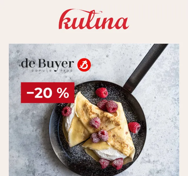 KULINA.cz: Sleva 20 % na pánve de Buyer – červen 2026 | Nuslet.cz
