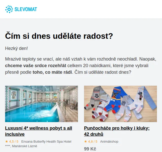 Slevomat: wellness pobyty a zážitky – červen 2026 | Nuslet.cz