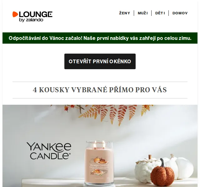 Lounge by Zalando: Slevy až 75 % na Yankee Candle, Versace, Camper – červenec 2026 | Nuslet.cz