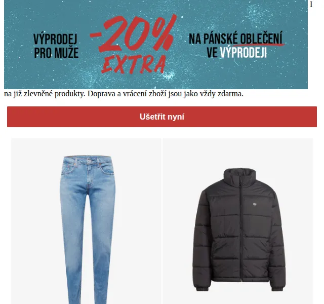 ABOUT YOU: –20 % Extra na pánské oblečení ve výprodeji – červen 2026 | Nuslet.cz
