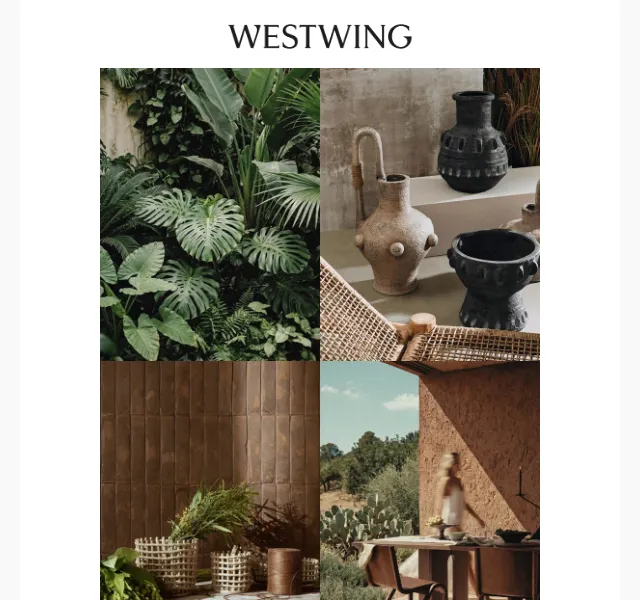 Westwing: Jungle Brutalism + Design – Srpen 2026 | Nuslet