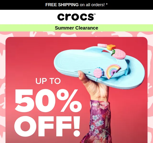 Crocs: Letní výprodej až 50% sleva – červen 2026 | Nuslet.cz