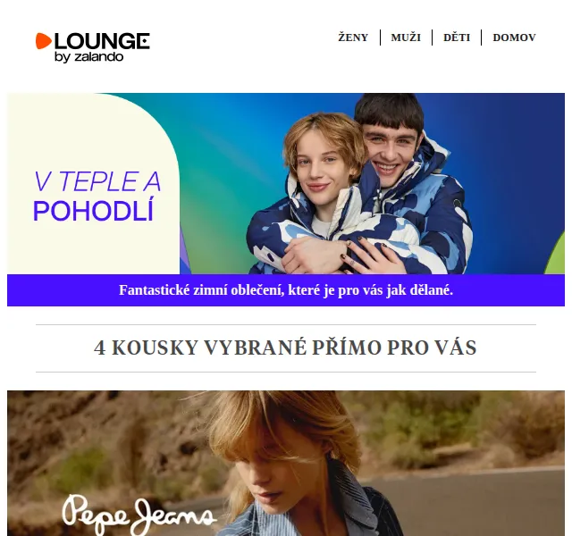 Lounge by Zalando: Pepe Jeans se slevou až 80 % – červen 2026 | Nuslet.cz