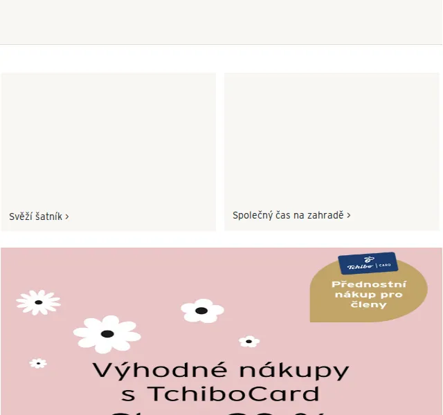 Tchibo: 20 % sleva na sortiment – duben 2026 | Nuslet.cz