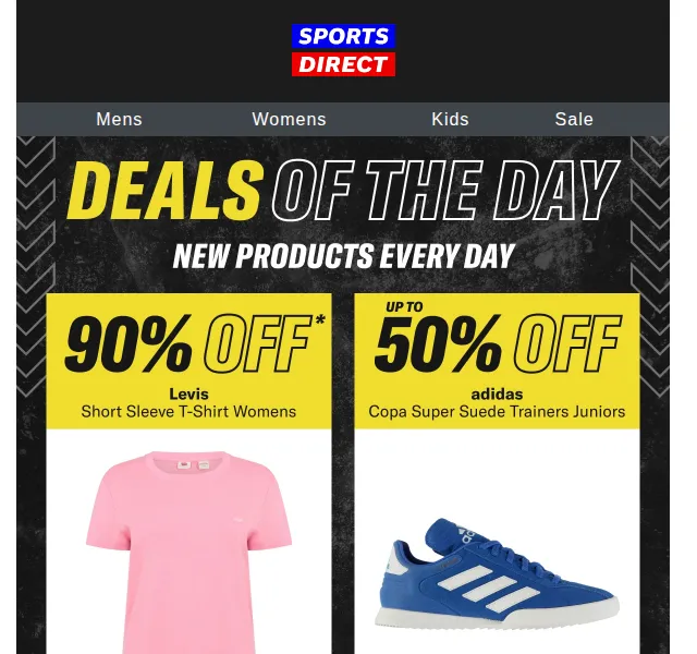Sportsdirect: Levi's® 90% OFF za £2.70 – červen 2026 | Nuslet.cz