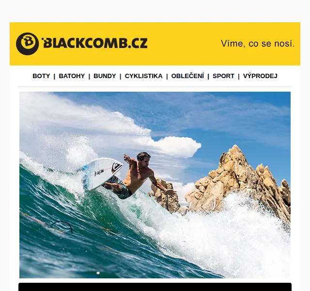 Blackcomb.cz: Slevy od 30 % na značky Roxy, Quiksilver – červen 2026 | Nuslet.cz