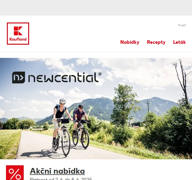 Kaufland: Newcential sportovní vybavení – červen 2025 | Nuslet.cz