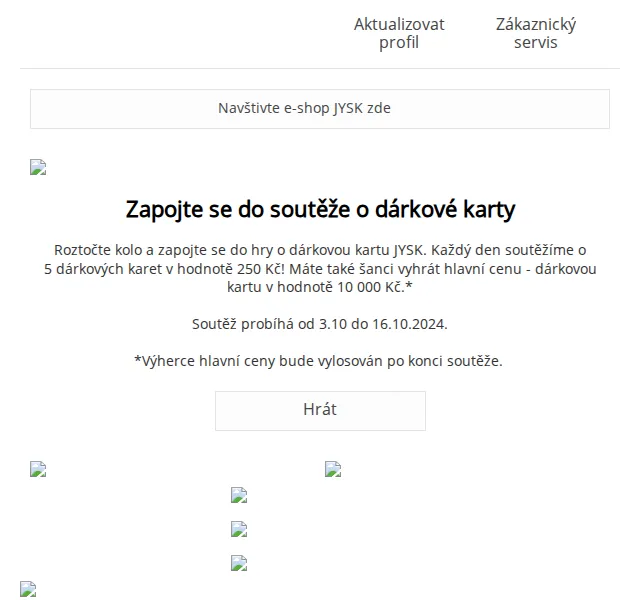 JYSK: soutěž o dárkové karty do 10 000 Kč – říjen 2024 | Nuslet.cz