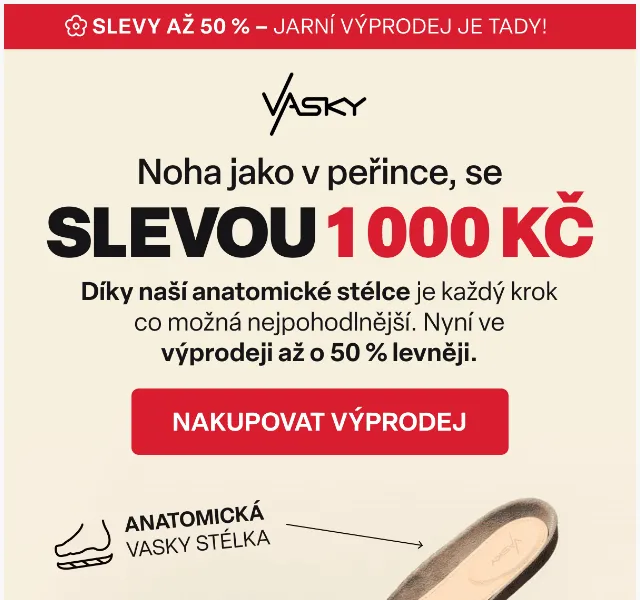Vasky: Pohodlné boty – duben 2026 | Nuslet.cz