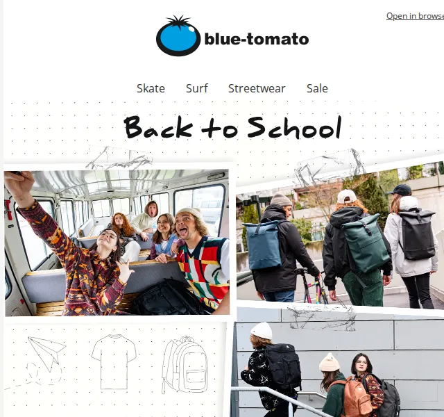 BLUE TOMATO: Back to School – slevy na batohy Fjällräven a streetwear | červen 2026 | Nuslet.cz