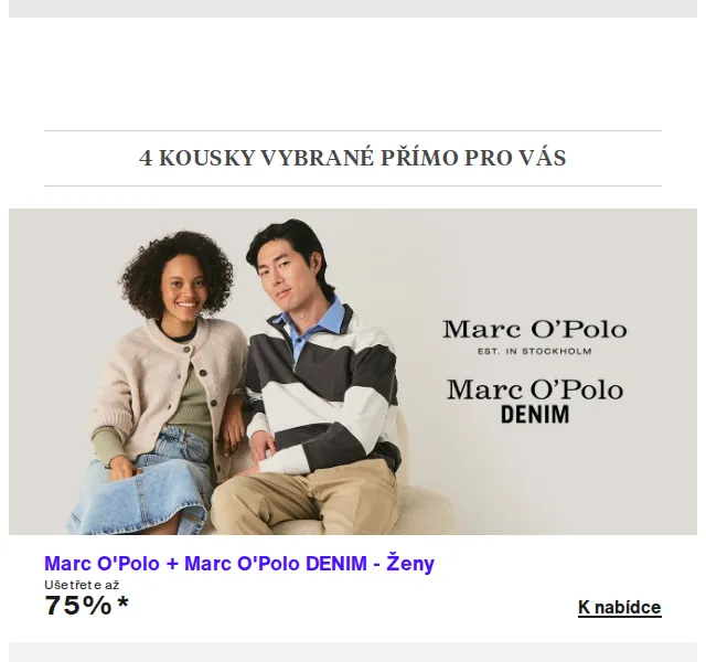 Lounge by Zalando: sleva až 84 % — Marc O'Polo, Stradivarius, Champion | Duben 2026