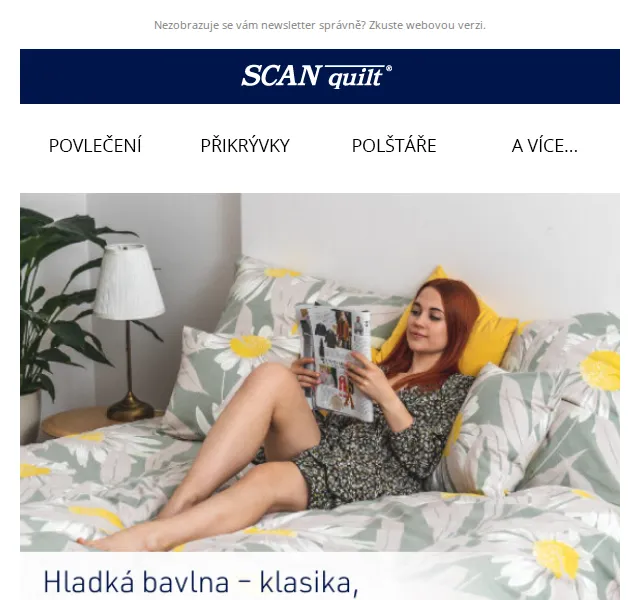 Lucie T. | SCANquilt.cz: jarní povlečení a dekorace od 195 Kč – červenec 2026 | Nuslet.cz