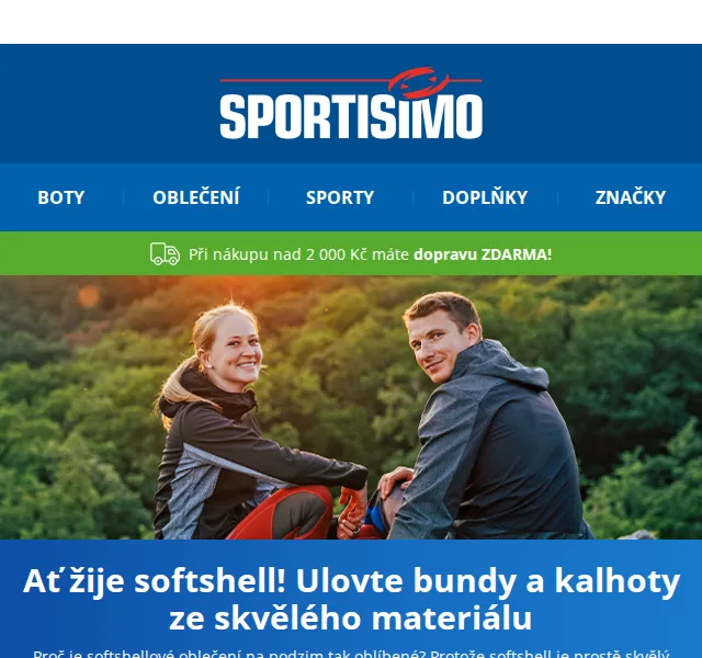 Sportisimo: Softshellové bundy a kalhoty od 899 Kč – říjen 2022 | Nuslet.cz
