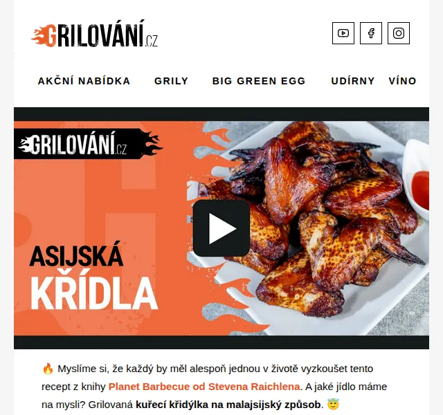 Grilování.cz: Video recept s Weber Performer – červen 2026 | Nuslet.cz