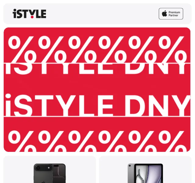 iSTYLE: Apple slevy až 33 % – duben 2026 | Nuslet.cz