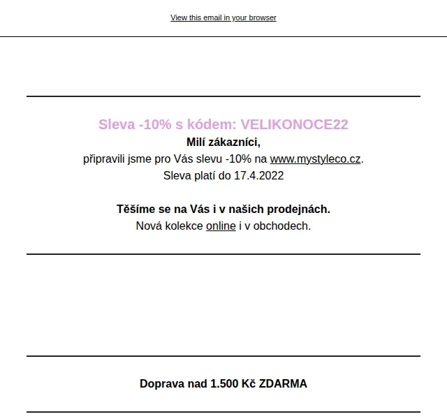 Mystyleco.cz: Sleva 10 % na Superdry, Napapijri a Wolford – červen 2026 | Nuslet.cz