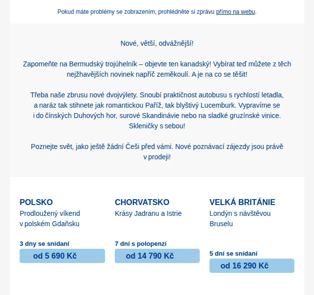 Čedok: Nové poznávačky pro 2025 – červen 2026 | Nuslet.cz
