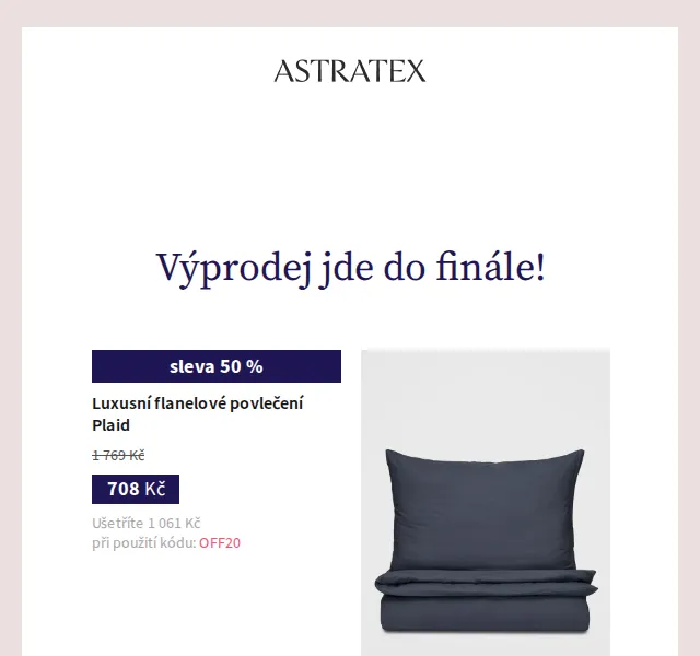 Astratex.cz: Finální doprodej bydlení -70 % – červen 2026 | Nuslet.cz