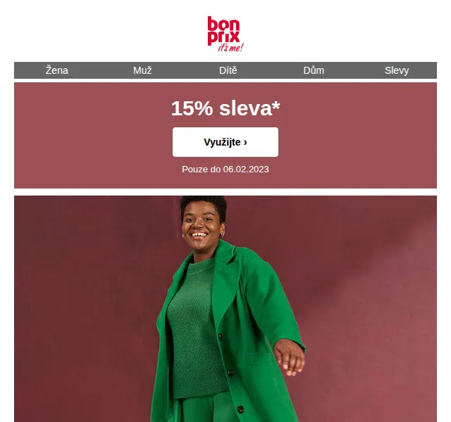bonprix: 15% sleva na trendy bundy – červenec 2026 | Nuslet.cz