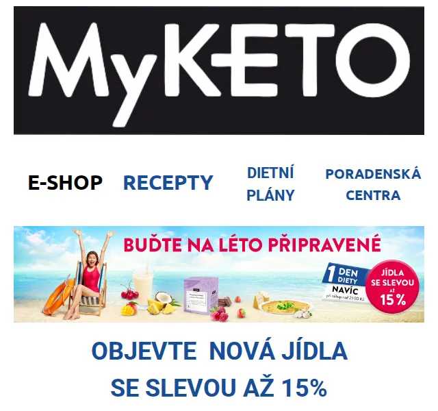 MyKETO: Jídla se slevou až 15% – červen 2026 | Nuslet.cz