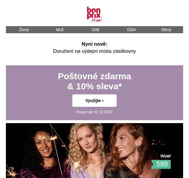 bonprix: 10% sleva a poštovné zdarma – červen 2026 | Nuslet.cz