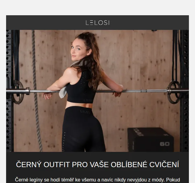 LELOSI: Černé sportovní outfity – červen 2026 | Nuslet.cz