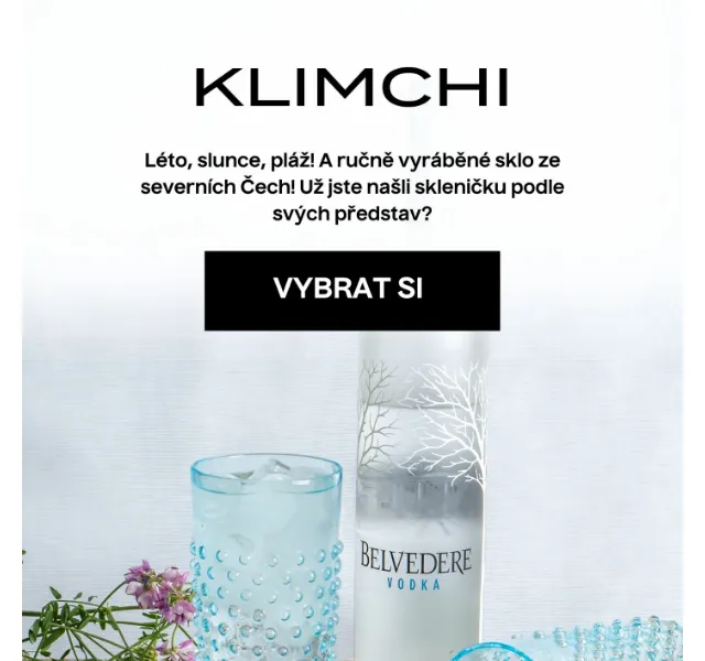 KLIMCHI: Letní sklenice Hobnail – červenec 2026 | Nuslet.cz