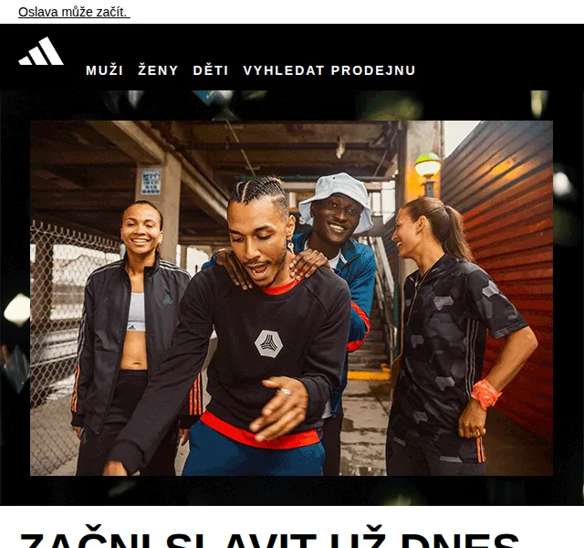 Adidas: Sleva 245 Kč k narozeninám – červen 2026 | Nuslet.cz