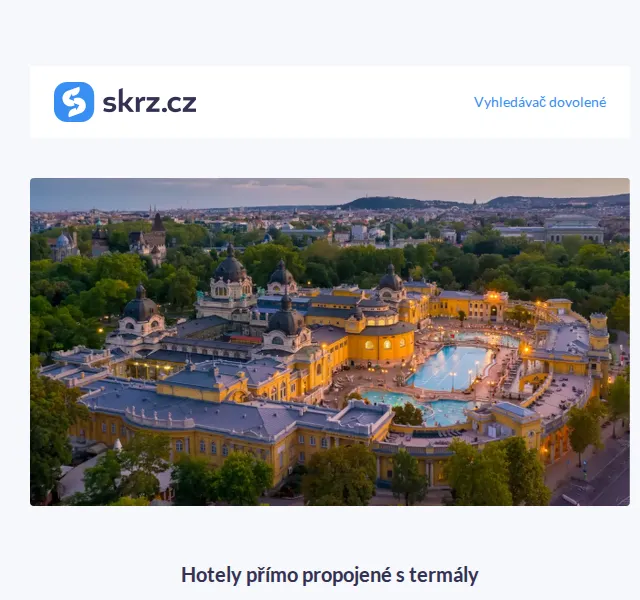 Vánoce na Skrz: Hotely u termálů – červen 2026 | Nuslet.cz