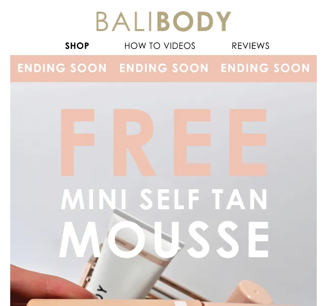 Bali Body: FREE Mini Mousse k nákupu za 35 € – červen 2026 | Nuslet.cz