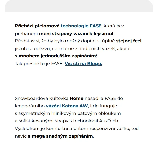 SNOWBOARD ZEZULA: FASE vázání Rome & Jones – červen 2026 | Nuslet.cz