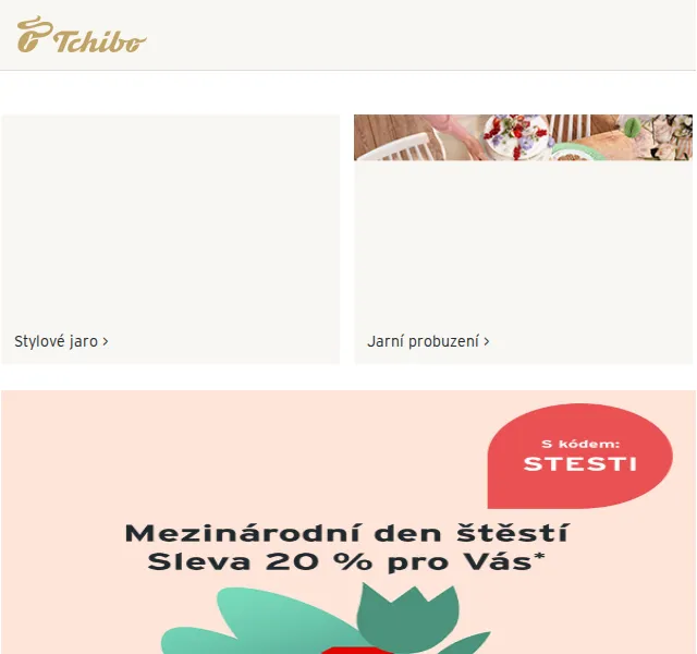 Tchibo: 20% sleva na módní kolekci – duben 2026 | Nuslet.cz