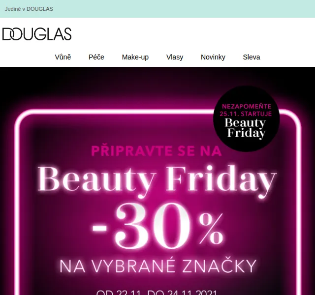 Douglas CZ: 30% sleva na bestsellery – červen 2026 | Nuslet.cz