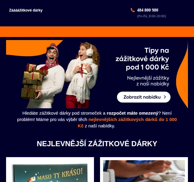 Adrop: Zážitkové dárky do 1 000 Kč – červen 2026 | Nuslet.cz