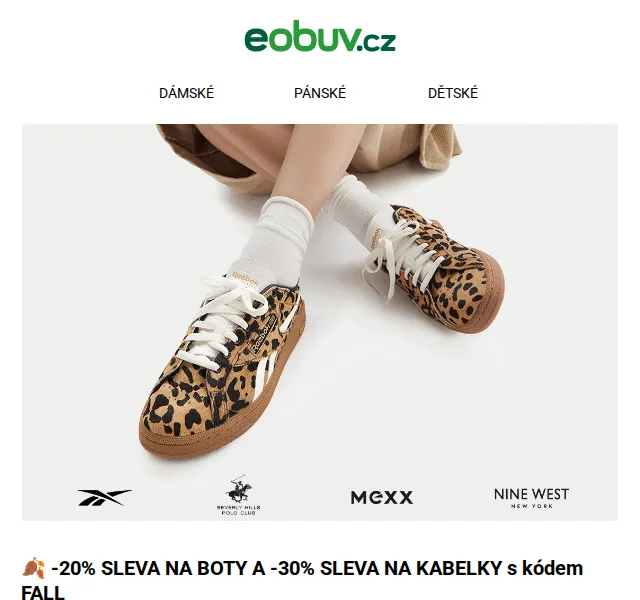 eobuv.cz: -30% na kabelky a -20% na boty – červen 2026 | Nuslet.cz