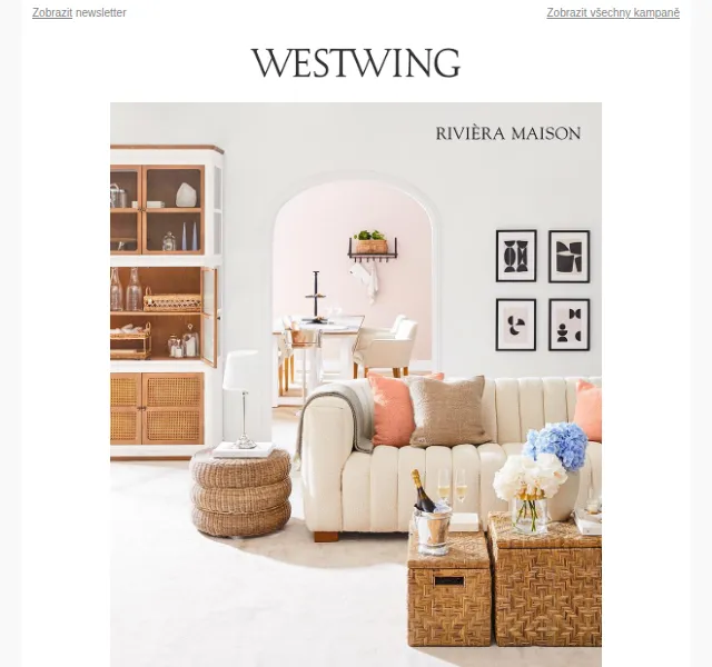 Westwing: Rivièra Maison a další značky – červen 2026 | Nuslet.cz