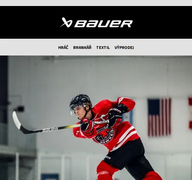 Bauer Hockey Česko: Pořiď si novou hokejku se slevou 20 % – červenec 2026 | Nuslet.cz