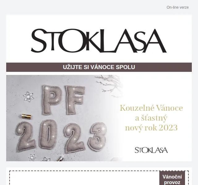 Stoklasa: Vánoční slevy až 40 % – červen 2026 | Nuslet.cz
