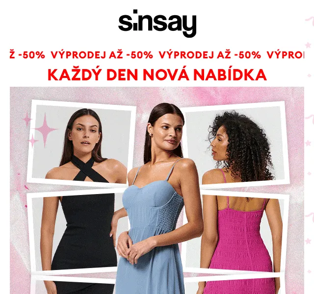 Sinsay: Světový den večírků s novými šaty – červen 2026 | Nuslet.cz