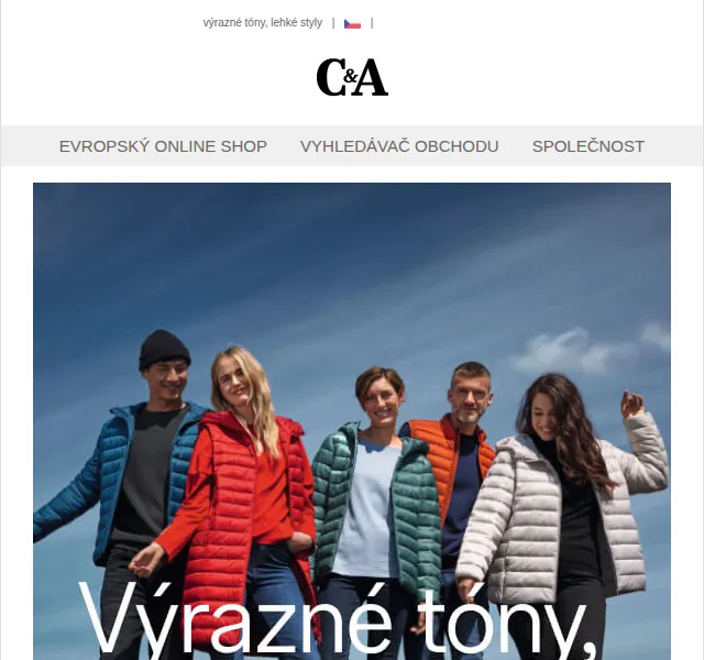 C&A: Prošívané bundy v pestrých barvách – červen 2026 | Nuslet.cz