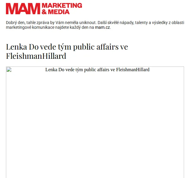 Marketing & Media: personální změny v PR – červen 2026 | Nuslet.cz