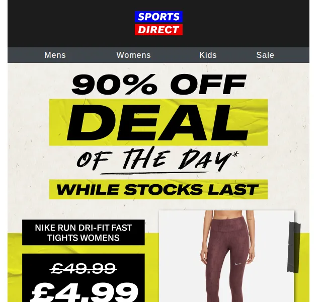 Sportsdirect.com: Nike Dri-FIT triko za 4,99 £ – červen 2026 | Nuslet.cz