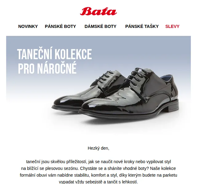 Baťa: Taneční boty a formální obuv – červenec 2026 | Nuslet.cz
