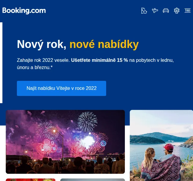 Booking.com: Sleva 15 % na pobyty – červen 2026 | Nuslet.cz