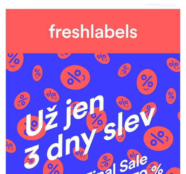 Freshlabels: Final Sale se slevou až 70 % – červen 2026 | Nuslet.cz