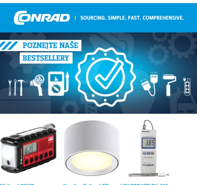 Conrad Electronic: Nejoblíbenější technika července – akce do 30. 6. | Nuslet.cz